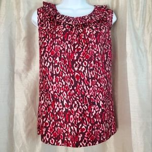 NWOT Banana Republic pink silk sleeveless top L